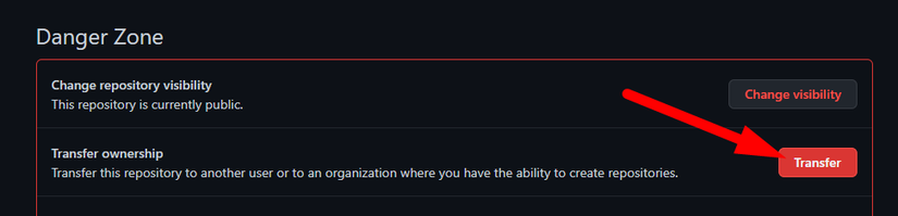 How to Transfer a Github Repository to Your Organization (or Another User)