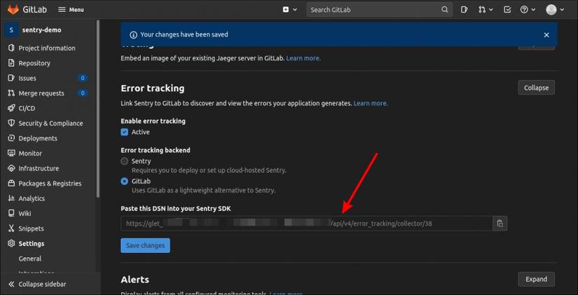 How to Use GitLab's Built-In Sentry Error Tracking Service