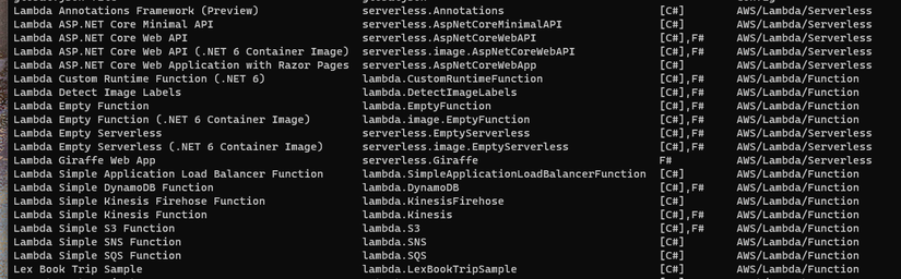 Getting Started Using .NET With AWS Lambda Functions