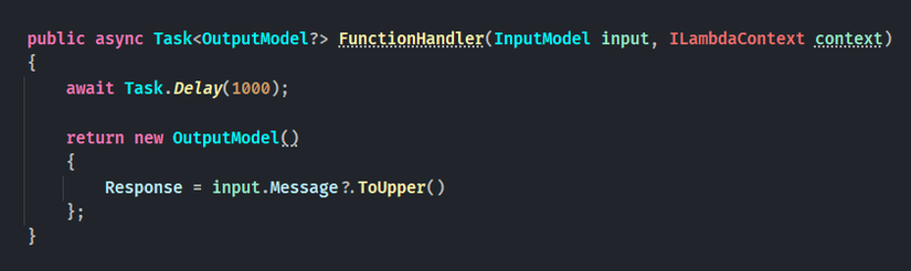 Getting Started Using .NET With AWS Lambda Functions