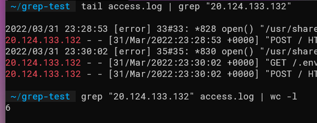 How To Count All Matches of a String With grep For Linux