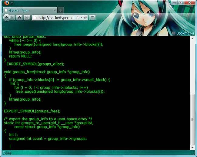 Have Fun Typing Like a Hacker with Hacker Typer [Geek Fun]