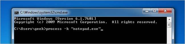 Kill Processes from the Windows Command Line