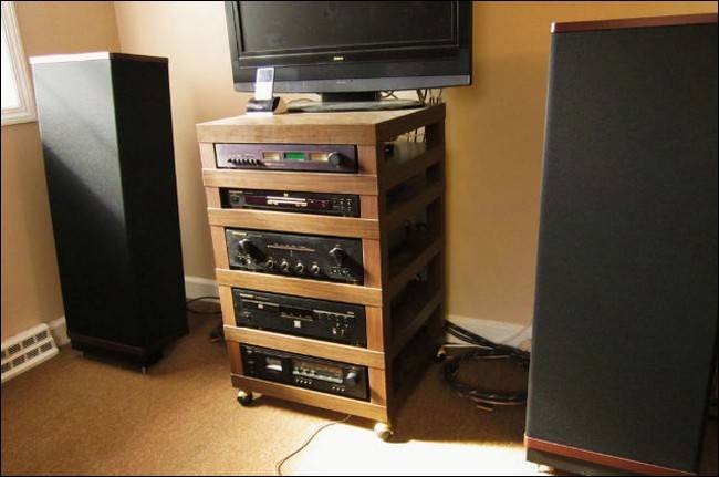 Hack an IKEA Lack Table into a Component Rack