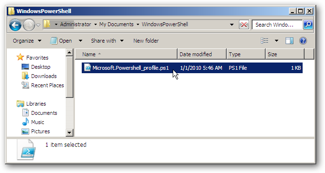 Customizing your PowerShell Profile