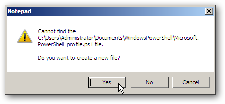 Customizing your PowerShell Profile