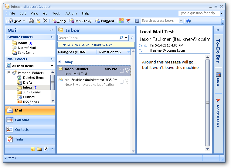 How to Build a Self Contained Email Environment