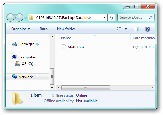 How to Backup SQL Databases to a Network Share
