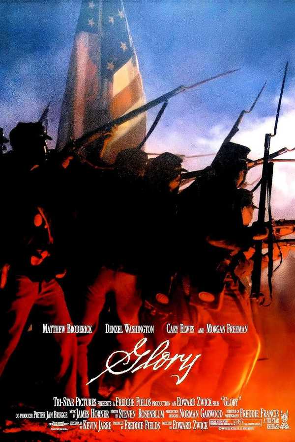 Glory follows the 54th Massachusetts Infantry Regiment, the first Black unit in the Civil War