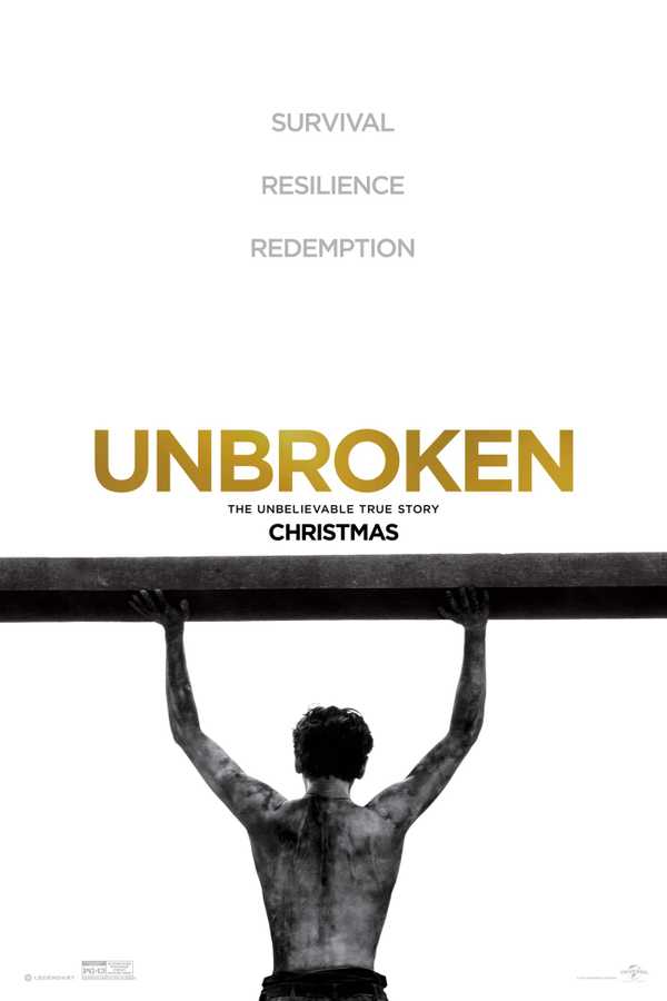 Unbroken tells the true story of Olympic runner Louis Zamperini's survival as a POW