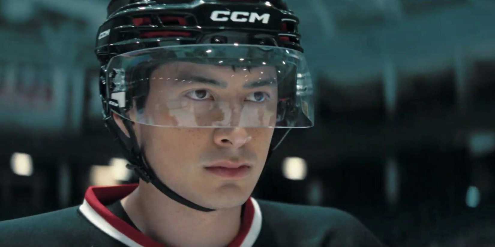 Shane Hollander in Heated Rivalry.