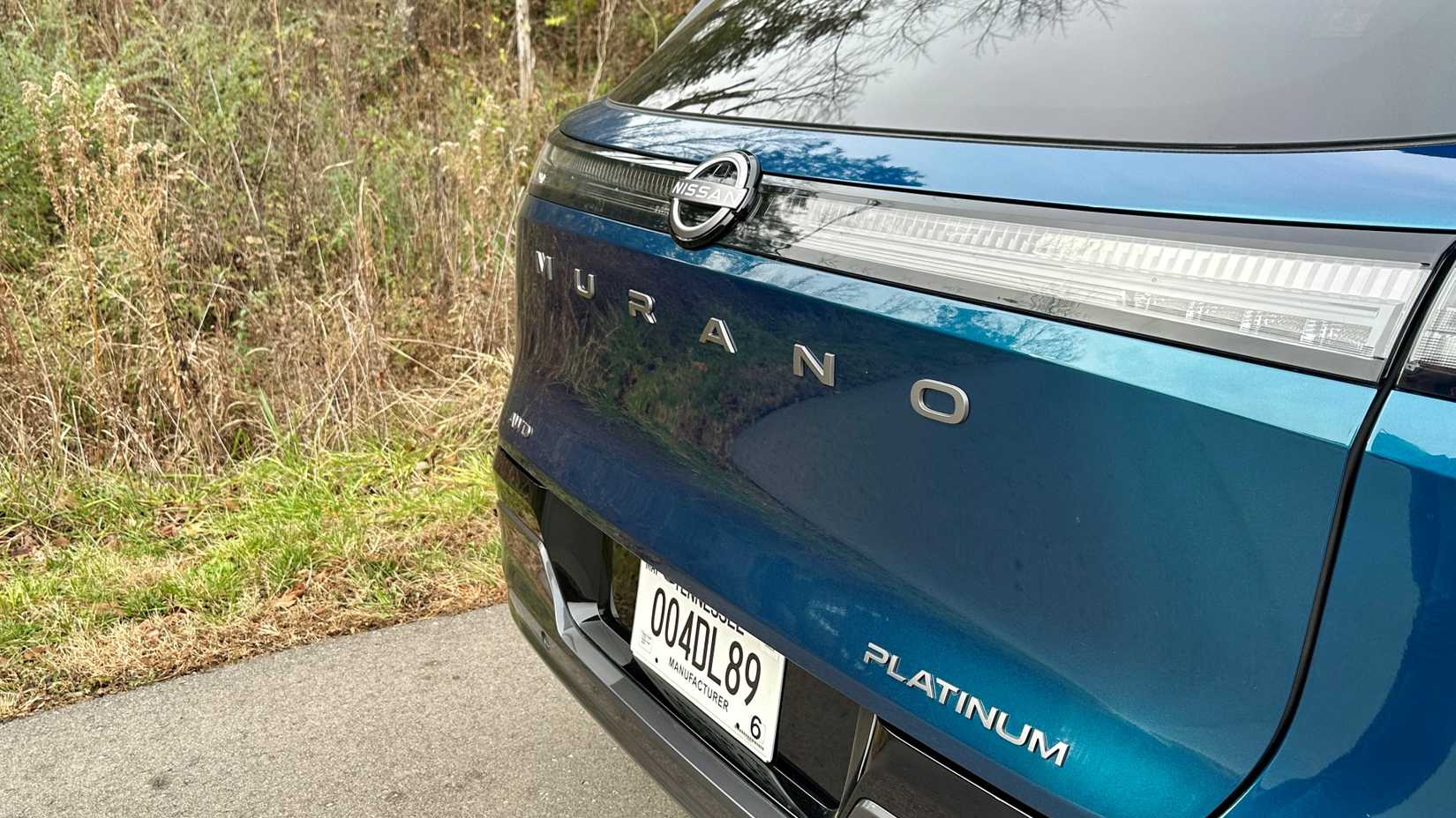 The badging on the 2025 Nissan Murano.