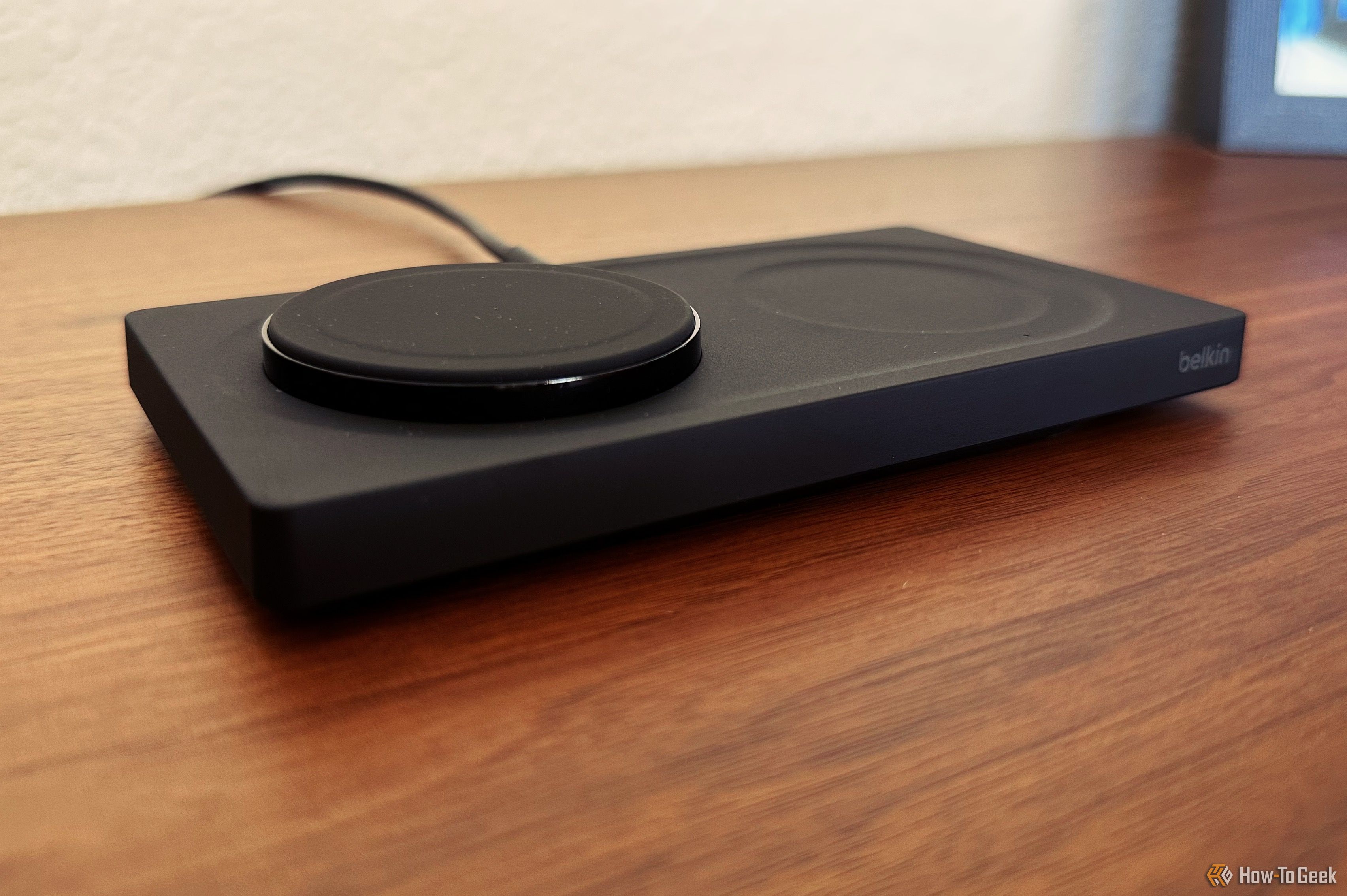 Belkin BoostCharge Pro 2-in-1 sitting on a counter