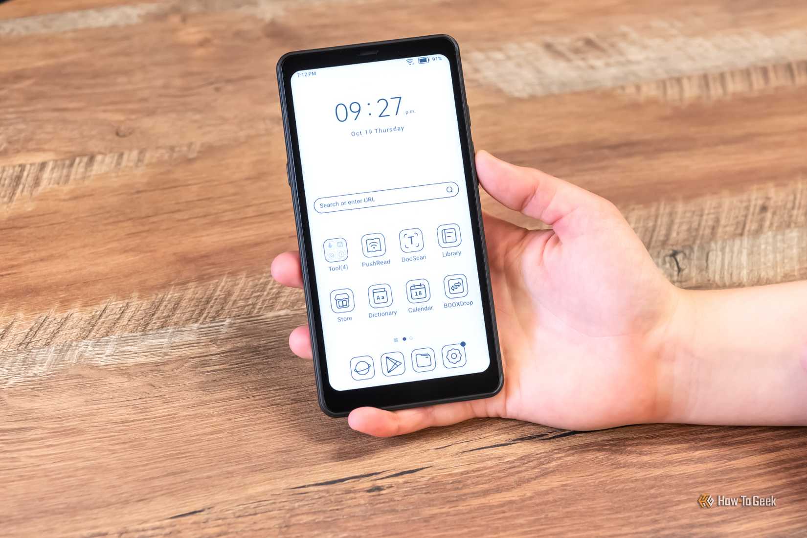 tela inicial do onyx boox palma