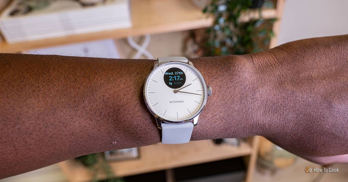 Wrist Withings Steel Hr Watch Review Withings ScanWatch Light