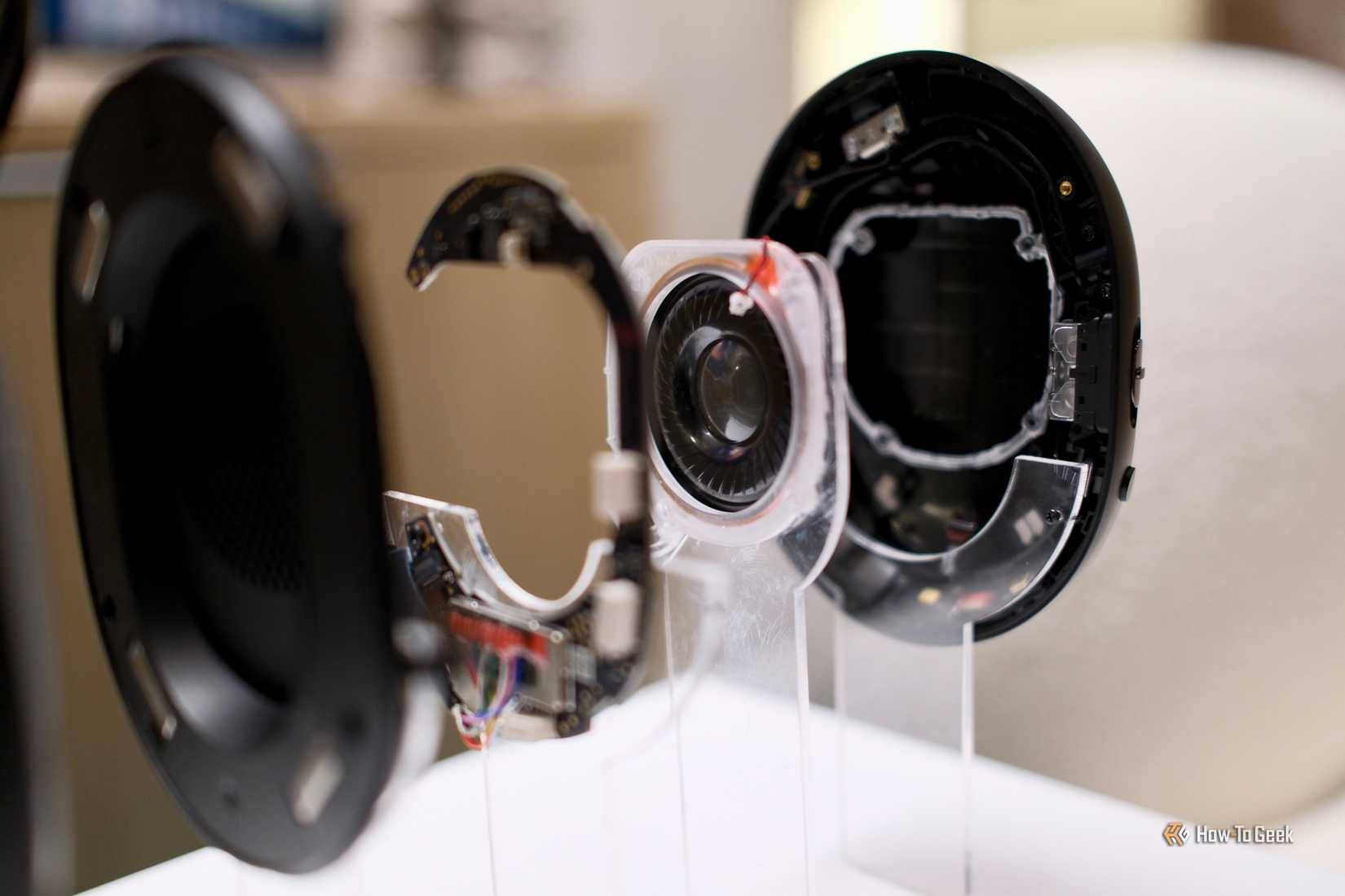 A close up of the driver inside the Sonos Ace headphones-1