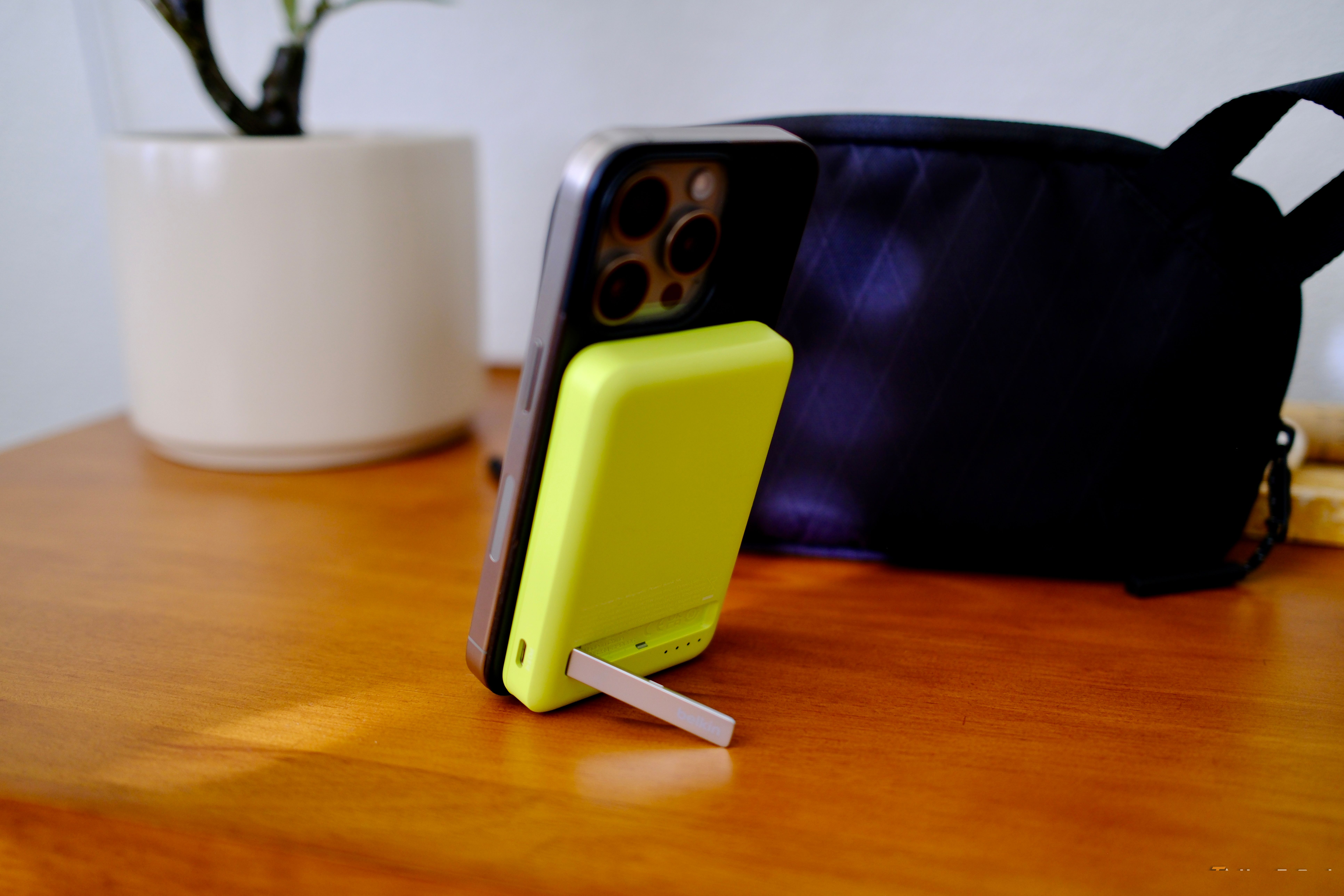Belkin BoostCharge Pro Power Bank 5K Review: This Battery Has Qi2 and a  Kickstand