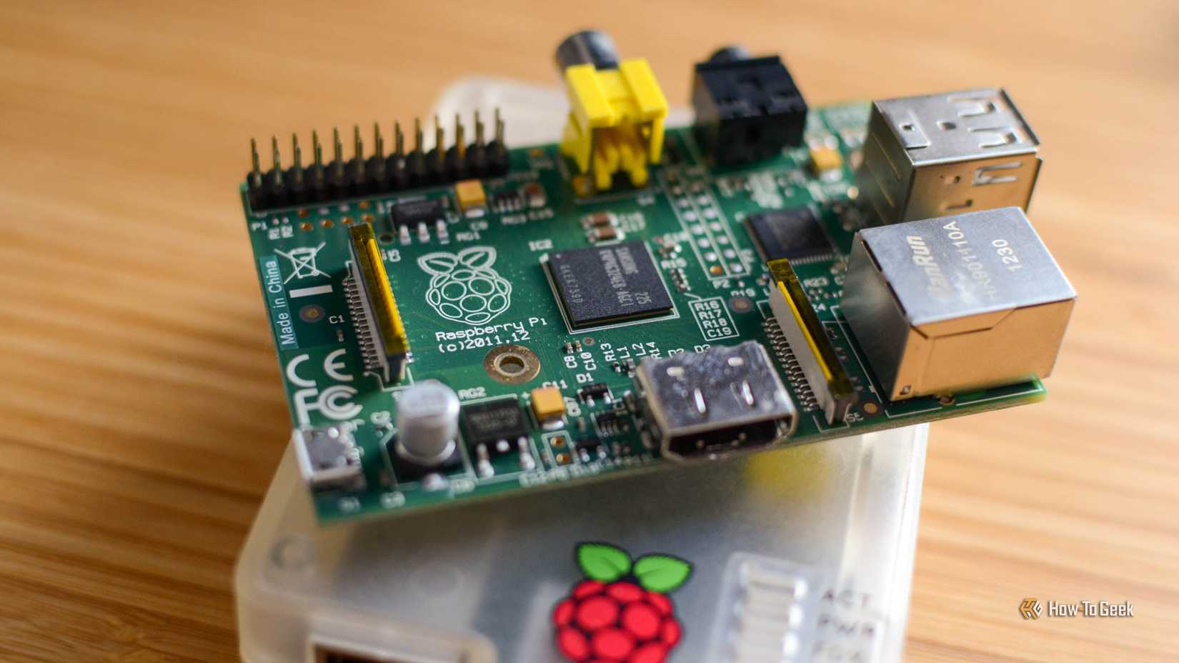 Raspberry Pi on case