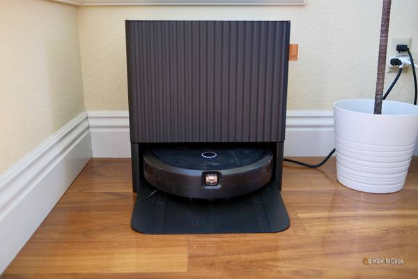 iRobot Roomba Combo 10 Max + AutoWash Dock waiting to clean.