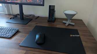 A Galaxy Z Fold 6 docked to an external monitor.