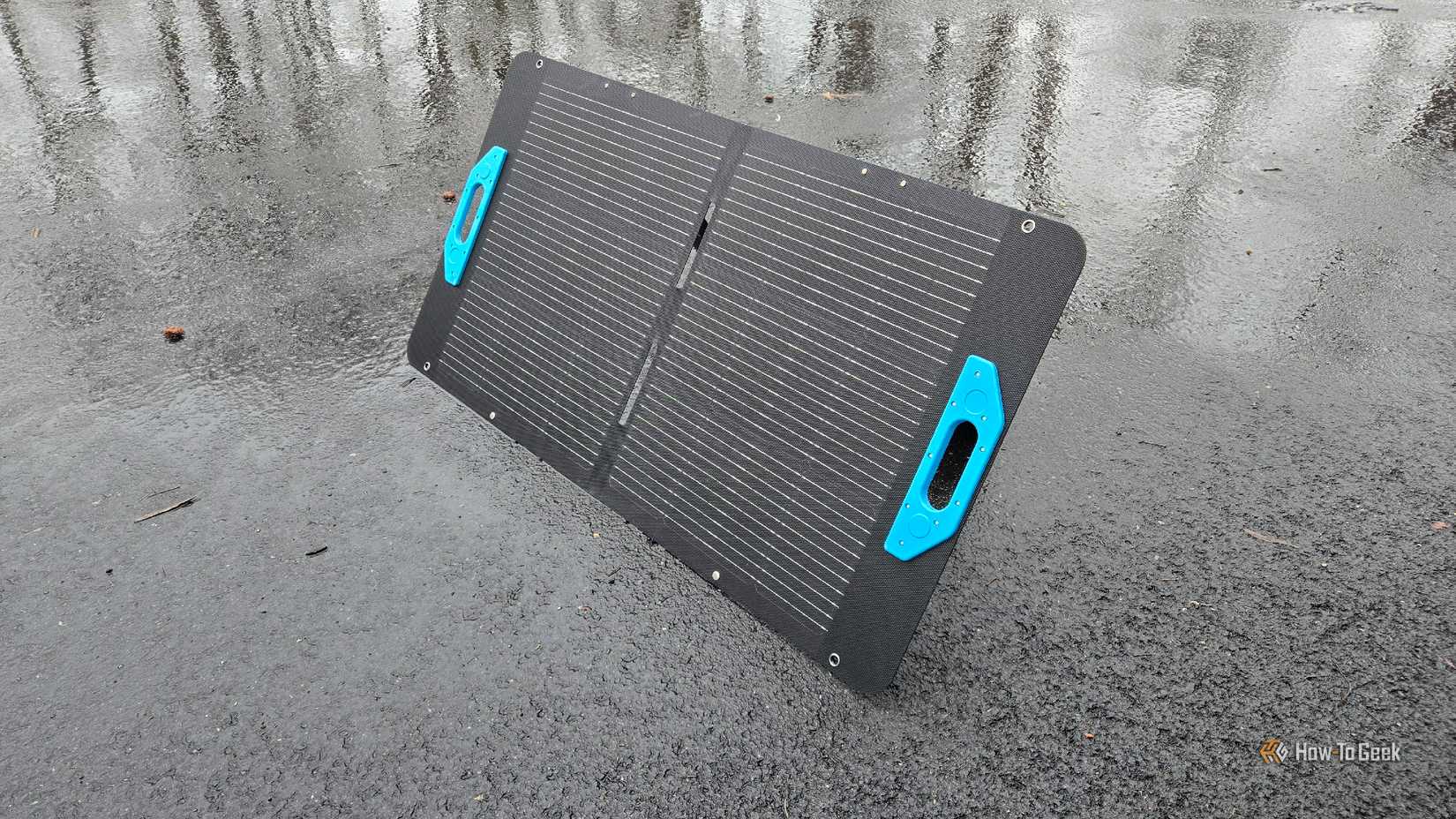 An Anker PS100 100w solar panel.