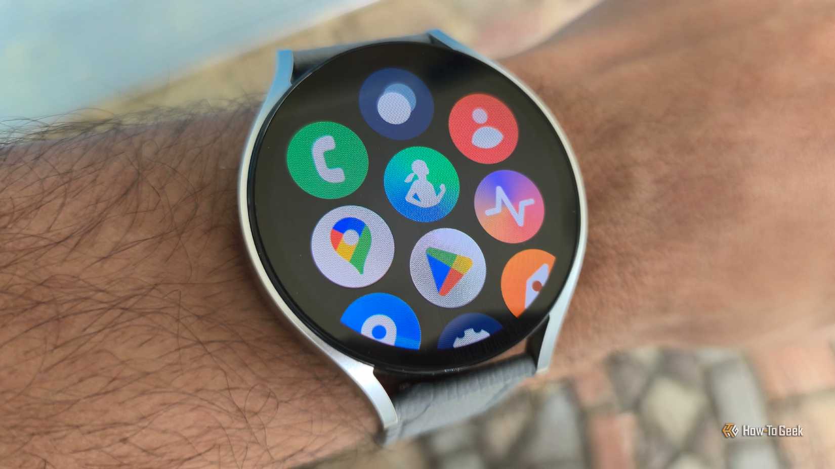 Apps on a Galaxy Watch 6.