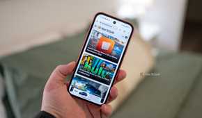 How-To Geek home page on the Google Pixel 9a.