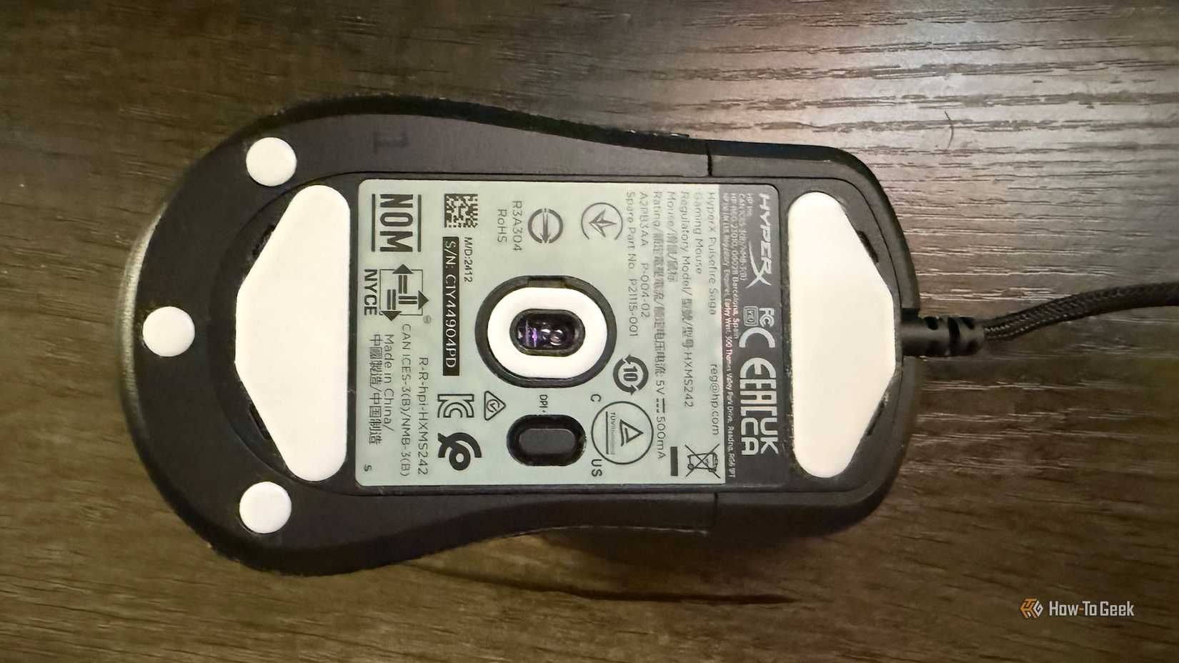 The bottom of the HyperX Pulsefire Saga.