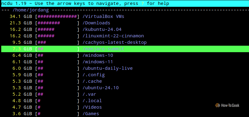 I Dug Up the Biggest Files on My Linux PC, Here's What I Found