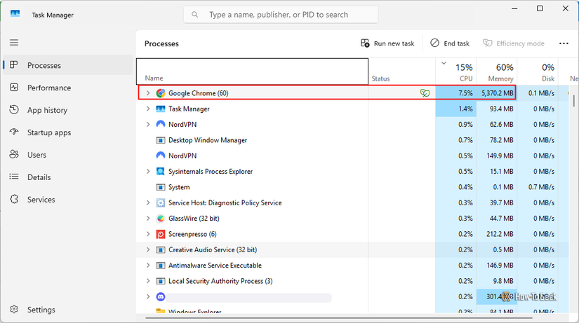 Google Chrome open on a Windows 11 PC.