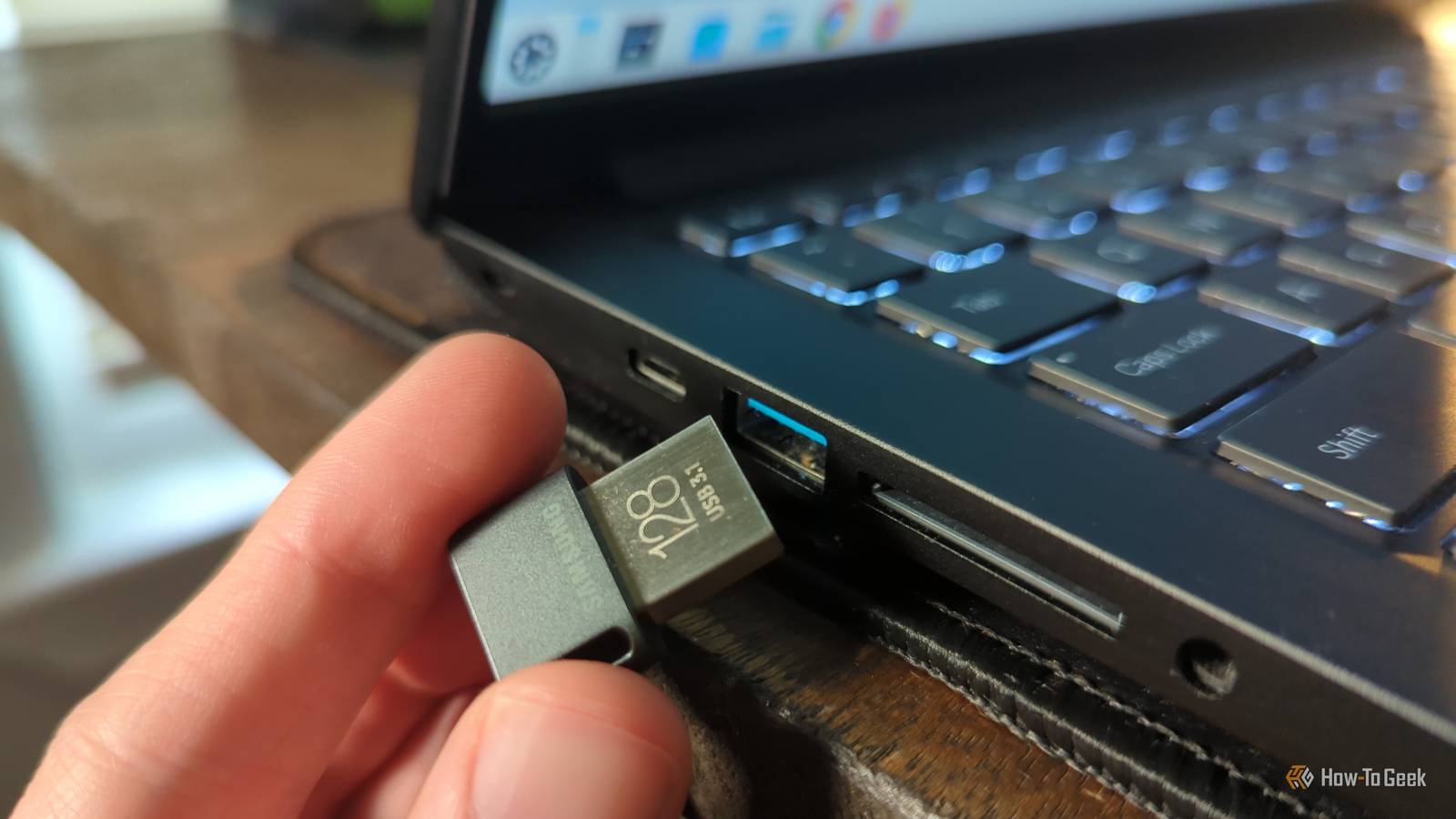 Never underestimate the bandwidth of a USB drive full of files