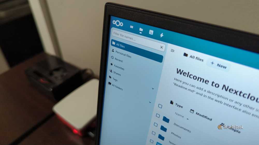 NextCloud running on Raspberry Pi hardware