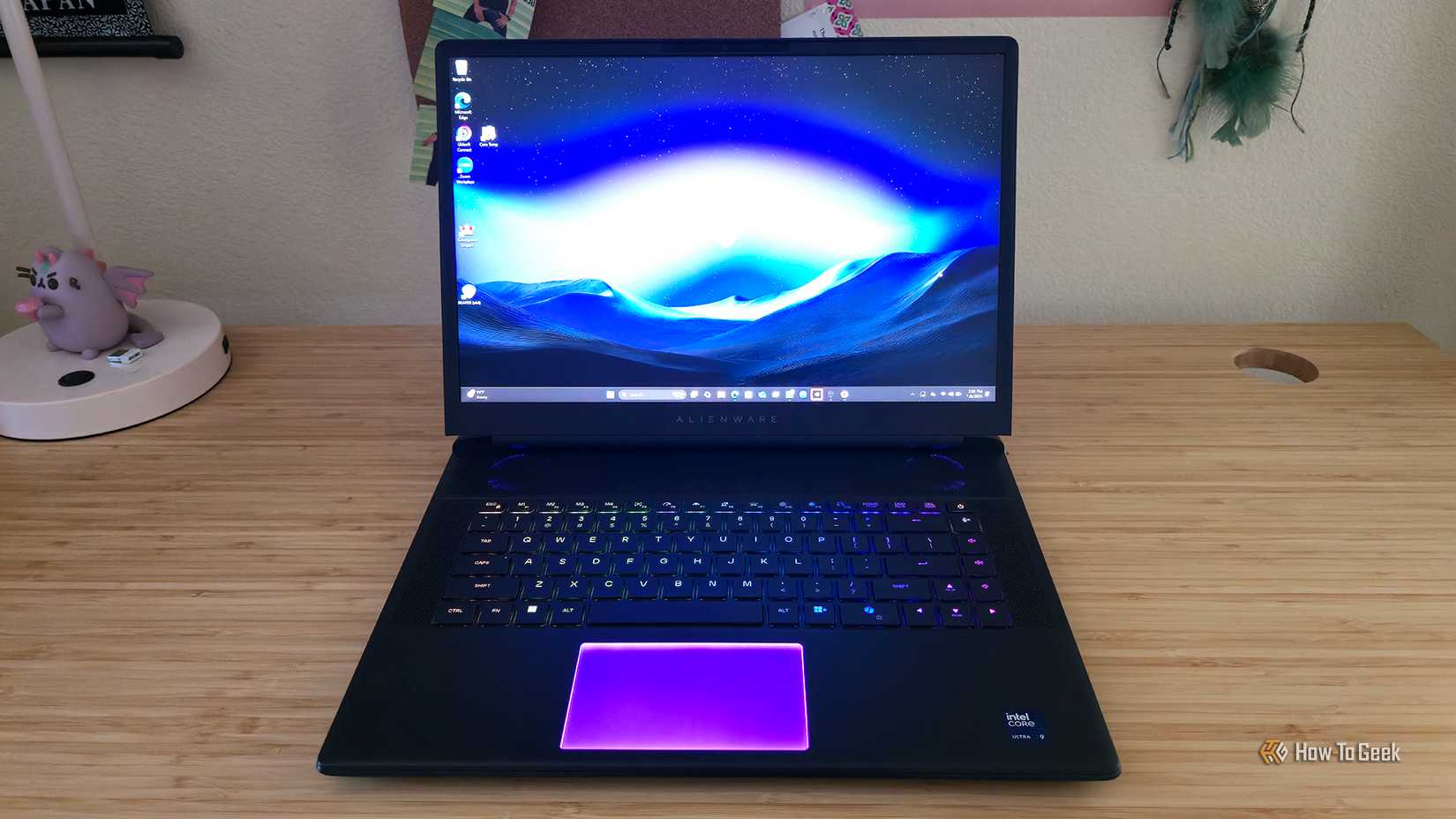 The Alienware 16 Area-51 (2025) gaming laptop open to Windows.