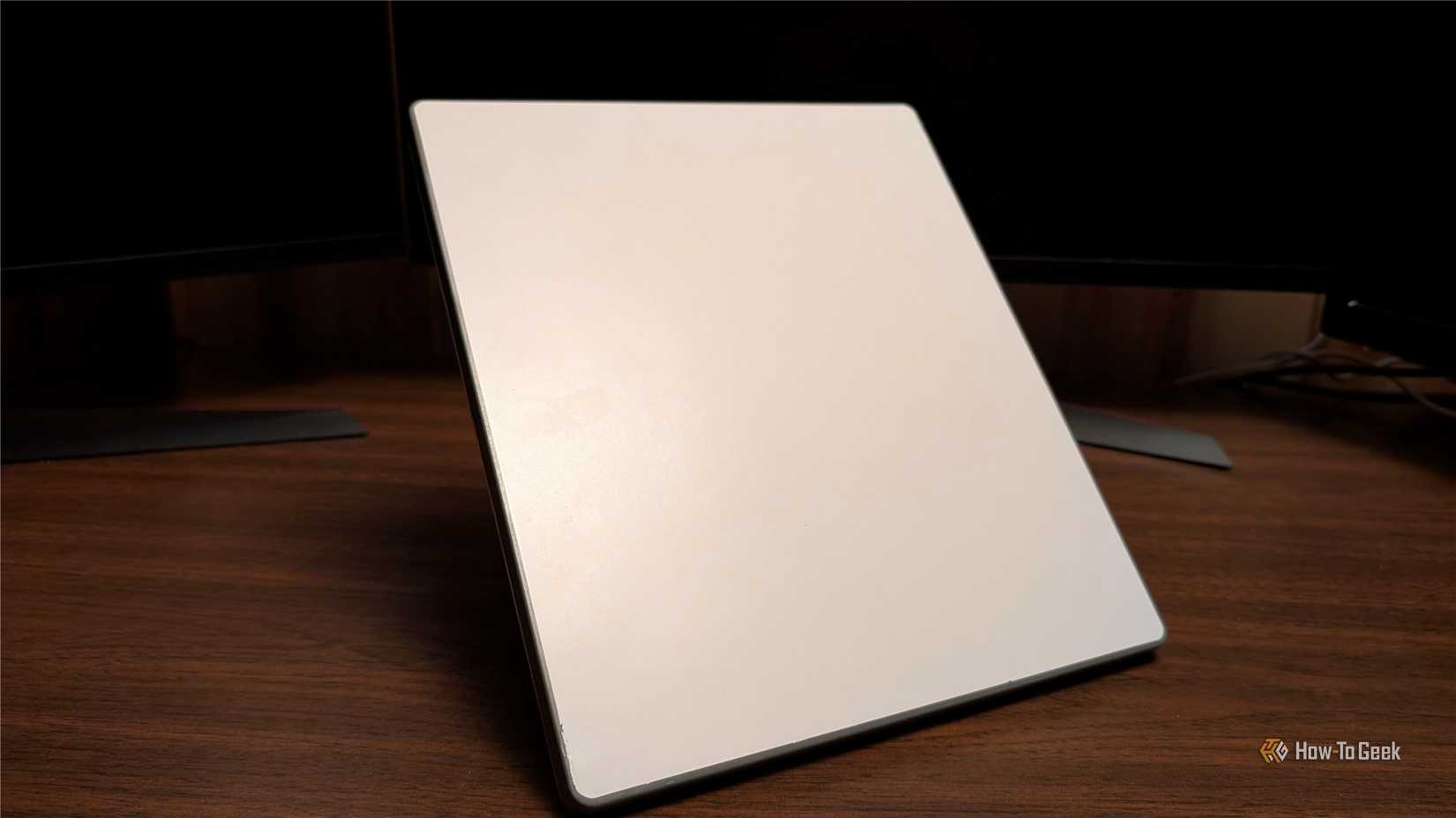 The Starlink Mini on a desk.