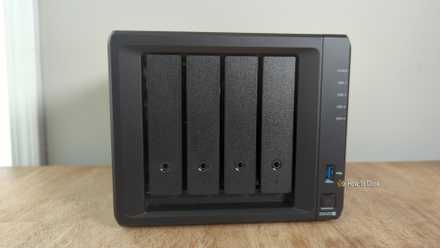 Front view of the Synology DS425+ NAS.-2