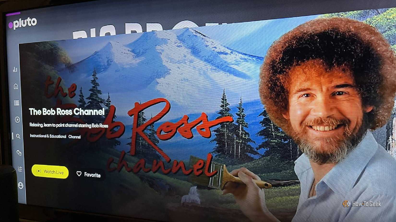 The Bob Ross Channel on Pluto TV