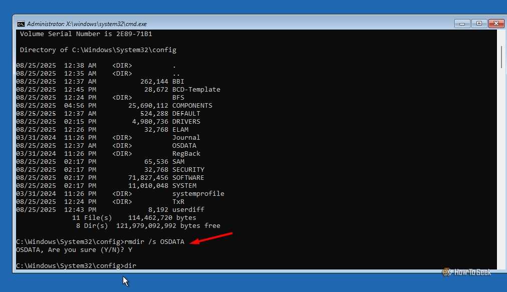 Windows Command Rmdir How to Cause Windows to Show a Blue Screen of Death with One File