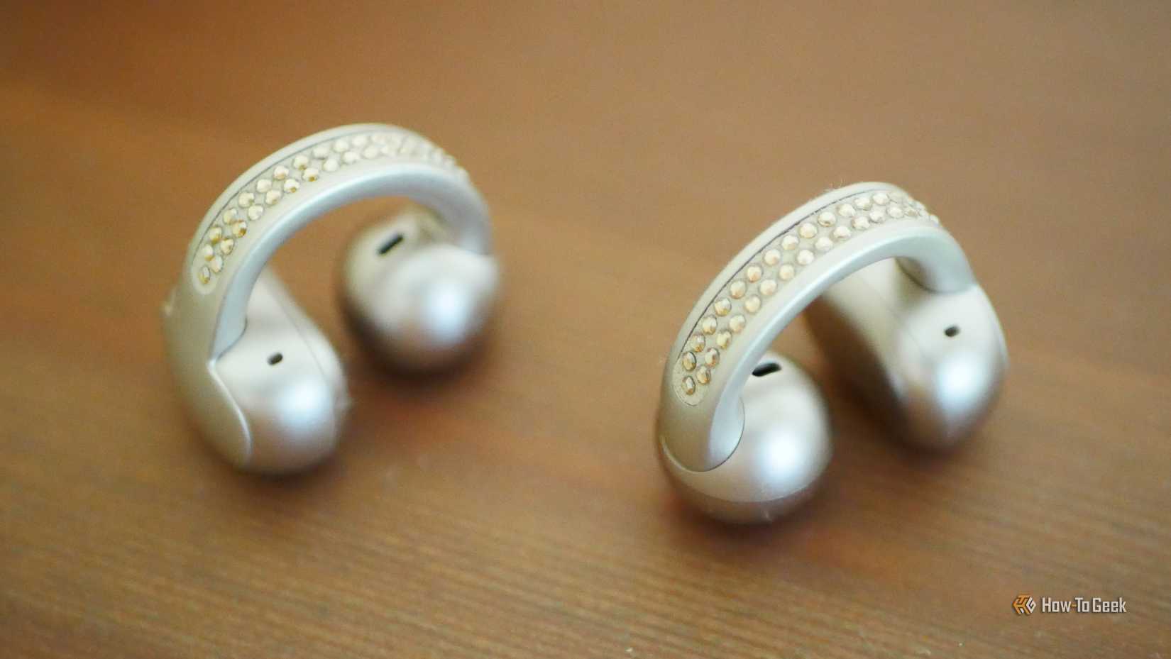 Two Moto Buds Loop Buds side-by-side.