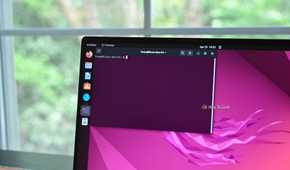 The Linux terminal open on a laptop screen running Ubuntu 20.04.