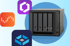 A NAS server surrounded by logos of alternative NAS operating systems, including TrueNAS, Unraid, and HexOS.