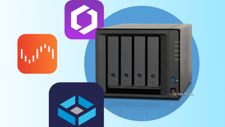 A NAS server surrounded by logos of alternative NAS operating systems, including TrueNAS, Unraid, and HexOS.