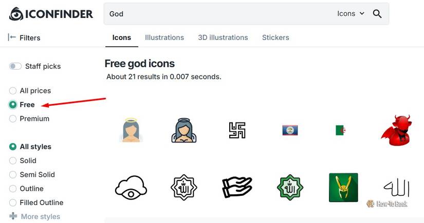 Free option on the Iconfinder website.