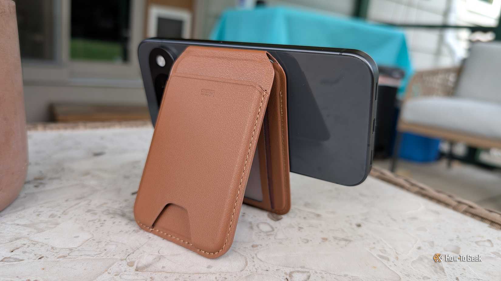 Google Pixel 10 with Pixelsnap wallet.