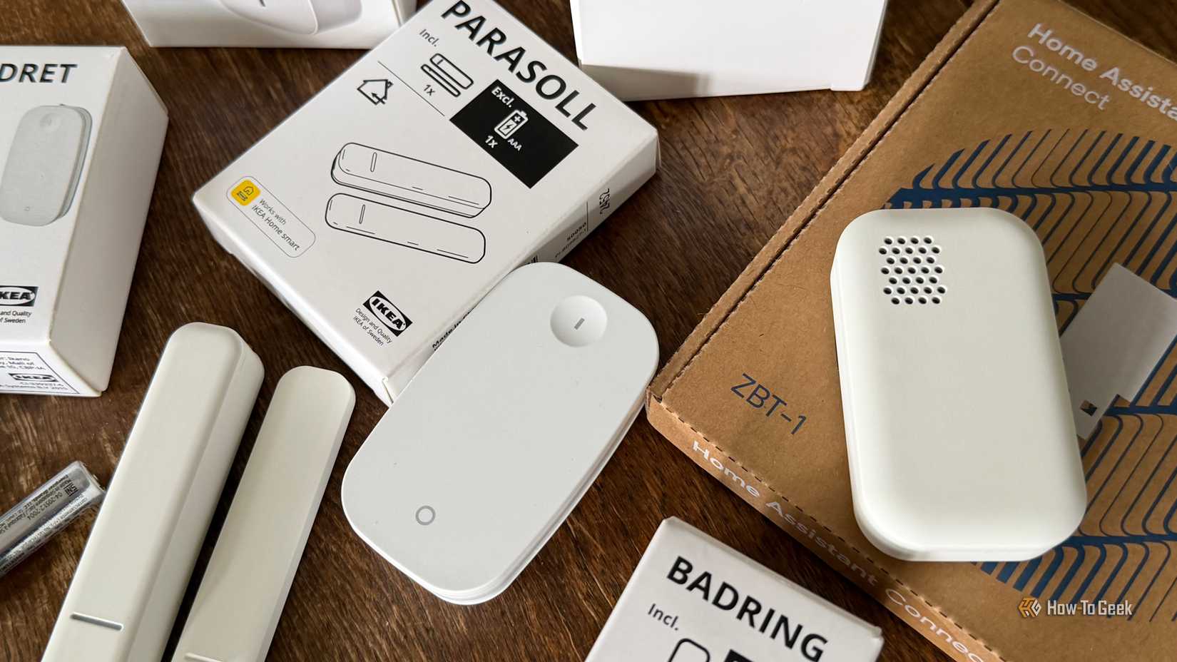 IKEA smart home haul close-up.