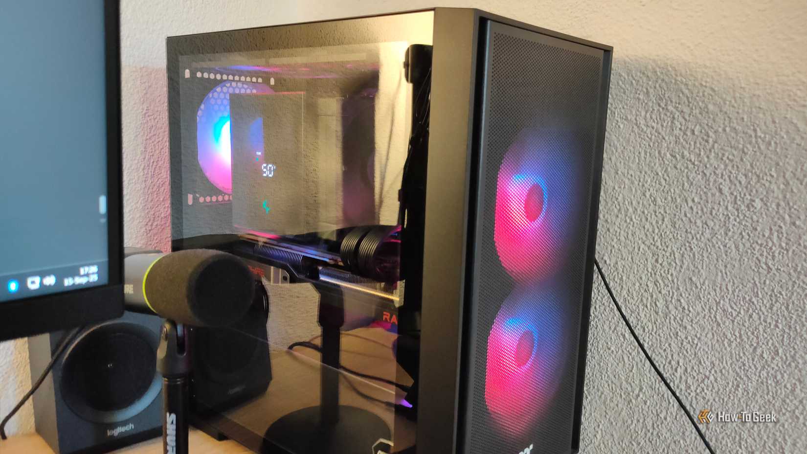 A desktop gaming PC.