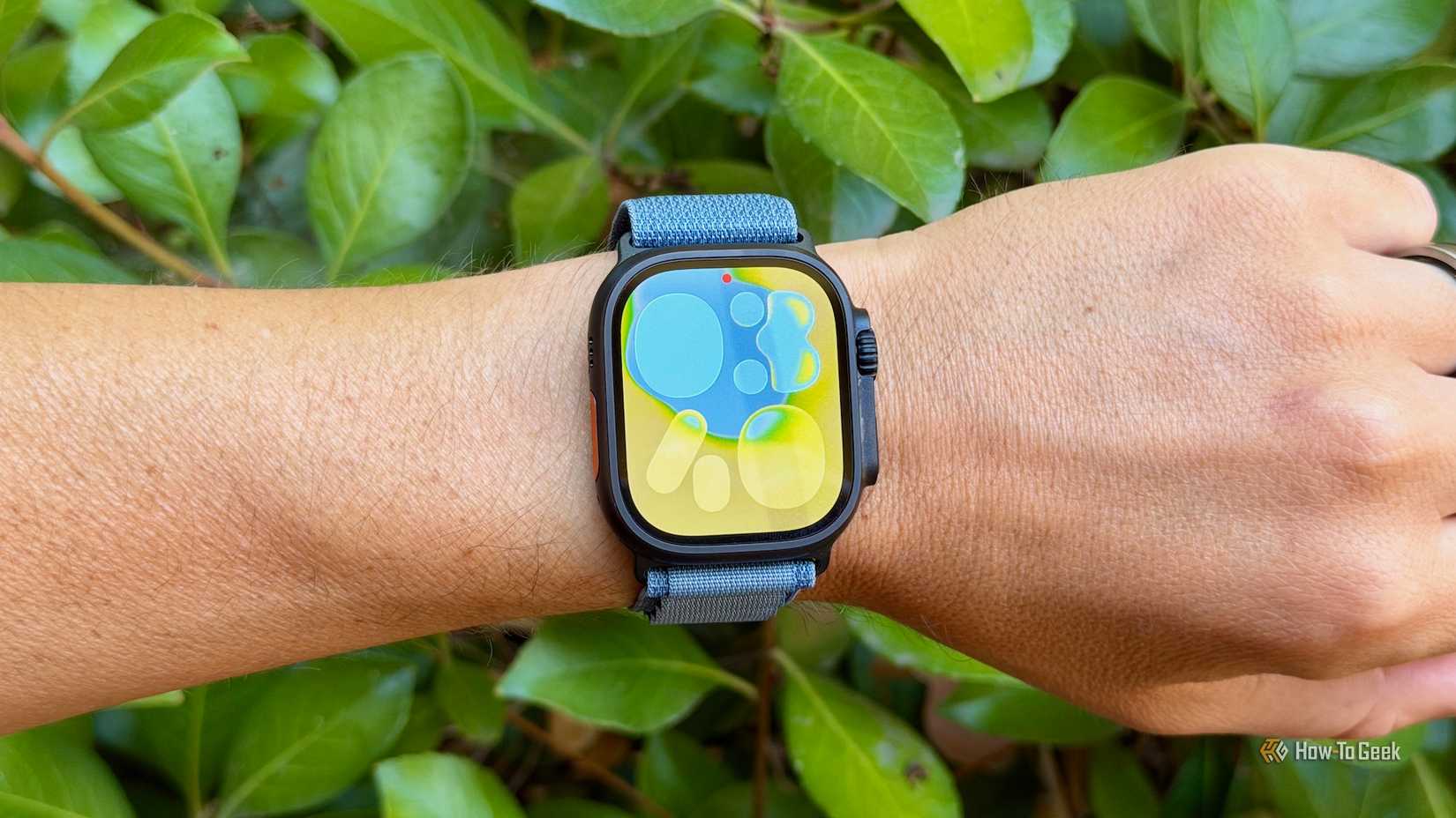 Apple Watch Ultra 3 on a wrist.
