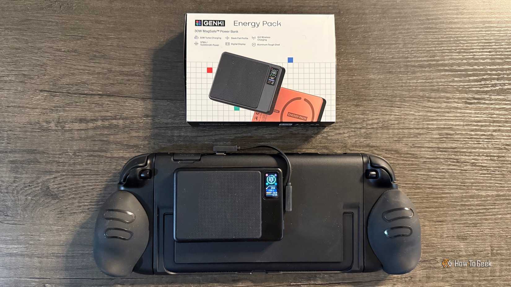 Genki Energy package is connected to Genki Attack, and the Pack Energy box.