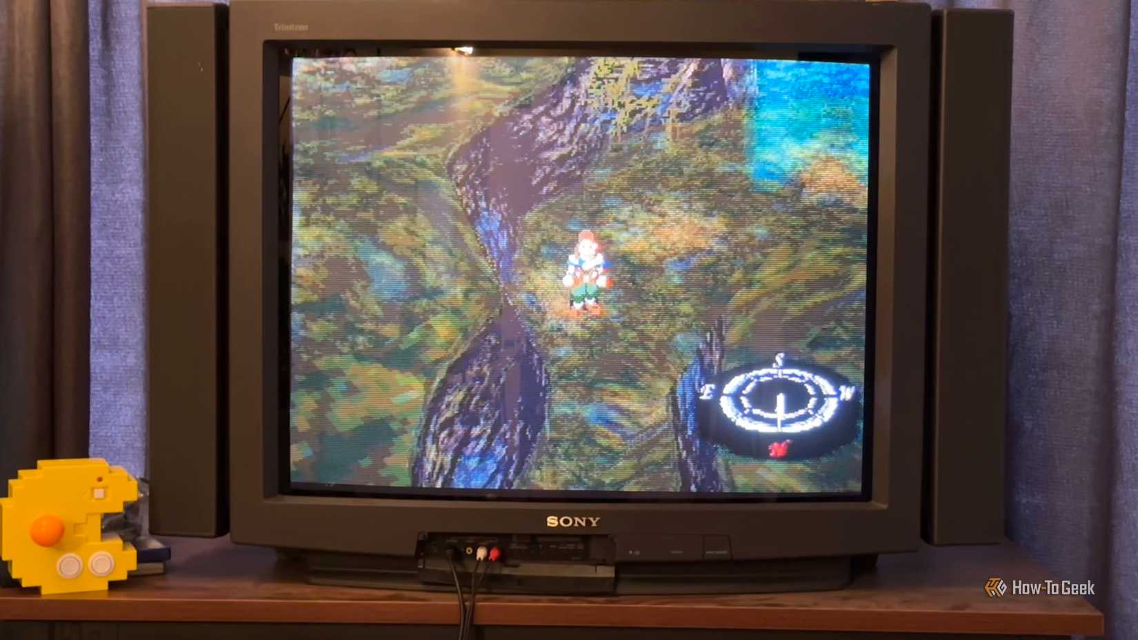 Xenogears on a Trinitron CRT.