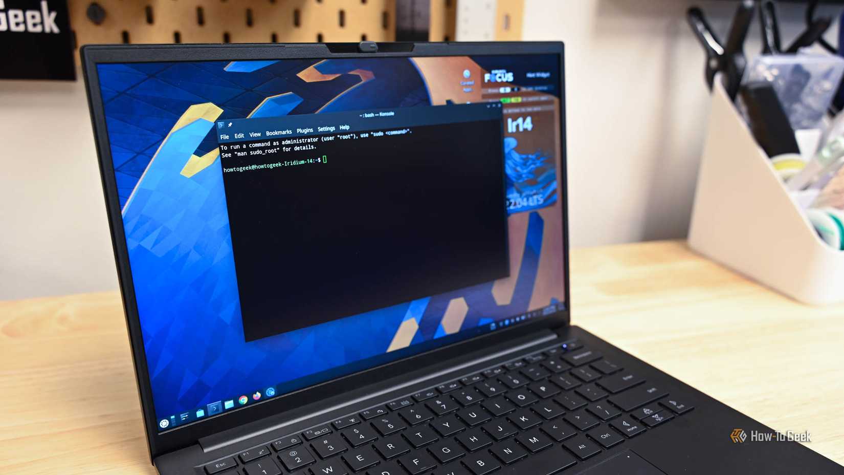 Console de terminais do KDE.