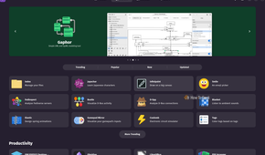 The Bazaar app on Linux for installing Flatpaks